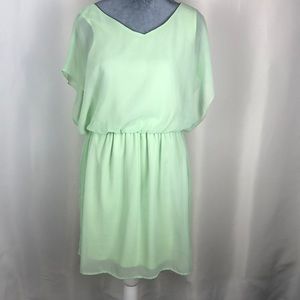 Lush mint green dress Size L